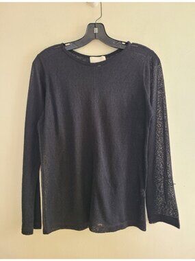 Alexis Long Sleeve Top Black size M